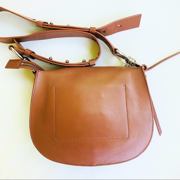 All Saints Bags All Saints Captain Leather Round Crossbody Euc